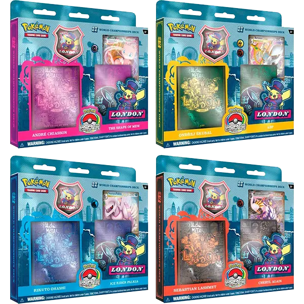 2022 Pokemon World Championships Decks (Set of 4) - Iconic Evolution