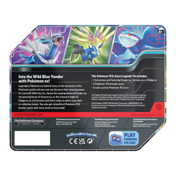 Azure Legends Tins [Set of 3] - Iconic Evolution
