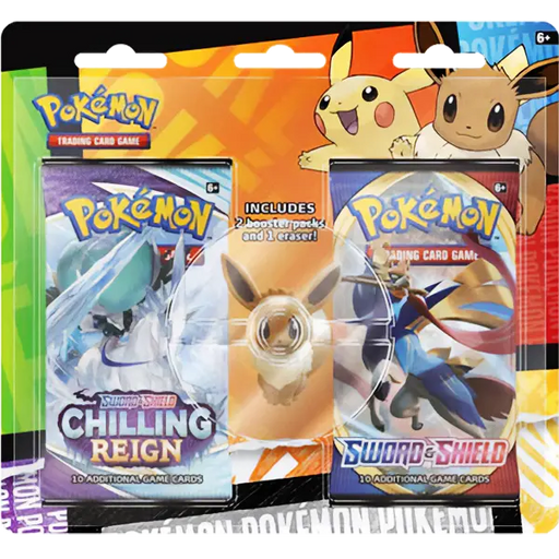 Back to School Eraser Blister (Eevee) - Iconic Evolution