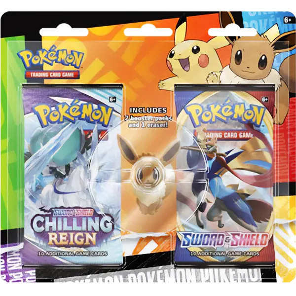Back to School Eraser Blister (Eevee) - Iconic Evolution