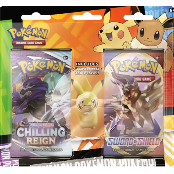 Back to School Eraser Blister (Pikachu) - Iconic Evolution