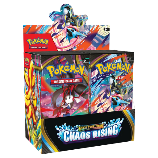 Mega Evolution: Chaos Rising - Booster Box Display - Iconic Evolution