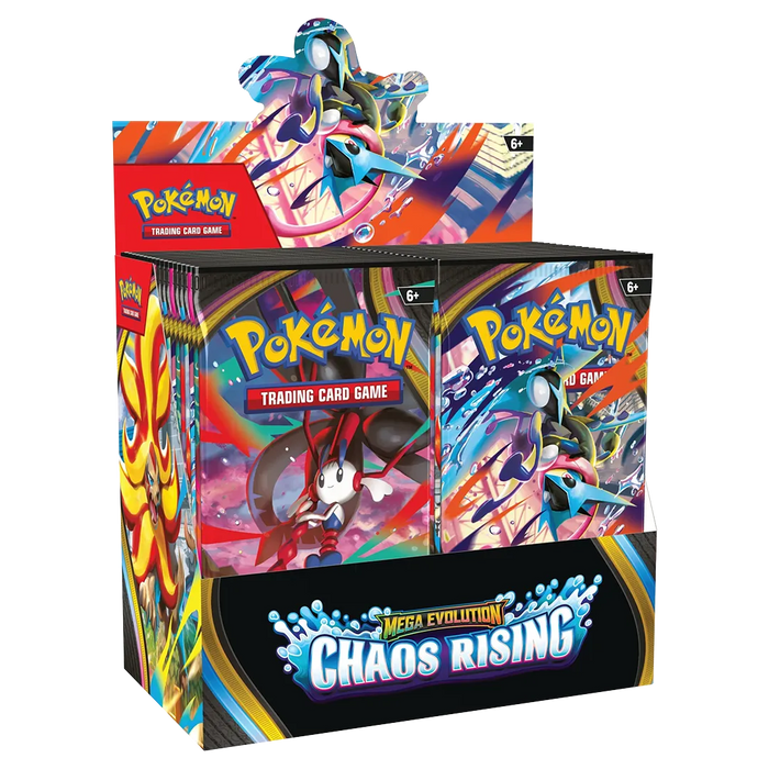 Mega Evolution: Chaos Rising - Booster Box Display - Iconic Evolution