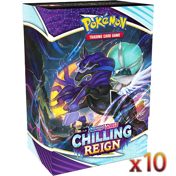 Sword & Shield: Chilling Reign - Build & Battle Box (10 Boxes) - Iconic Evolution