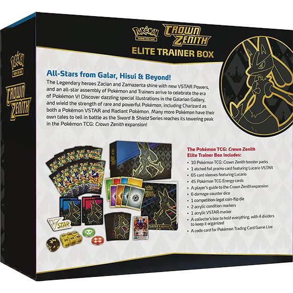 Crown Zenith - Elite Trainer Box - Iconic Evolution
