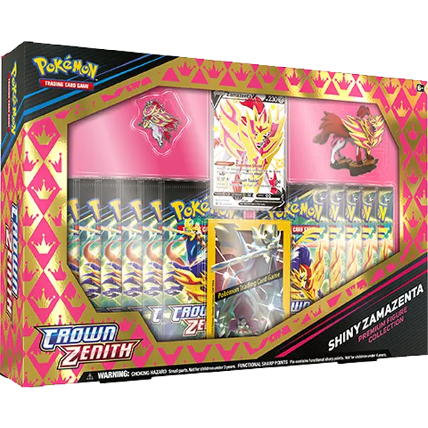 Crown Zenith - Premium Figure Collection Shiny Zacian & Shiny Zamazenta (Set of 2) - Iconic Evolution