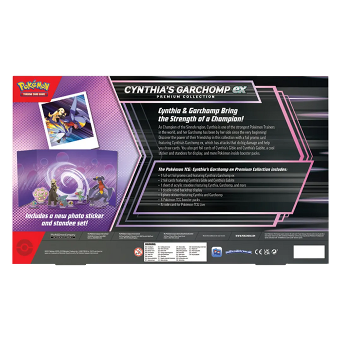 Cynthia’s Garchomp Ex Premium Collection - Iconic Evolution