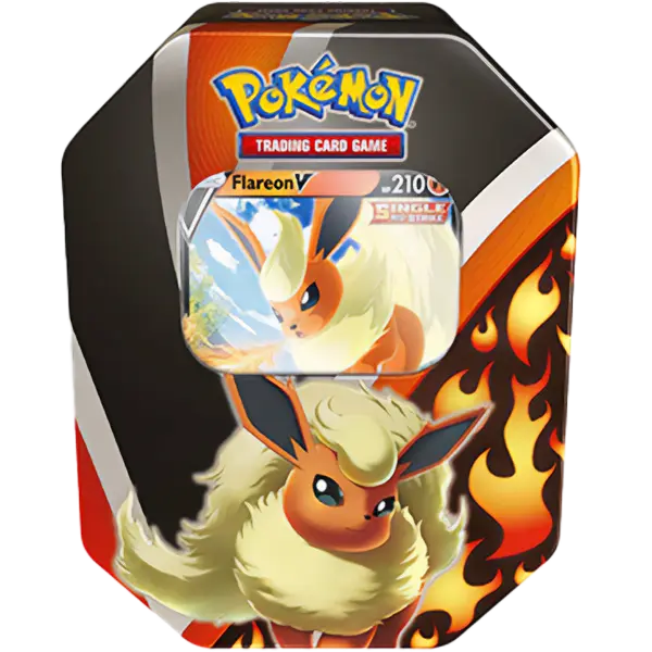 Eevee Evolutions Tin (Flareon V) - Iconic Evolution