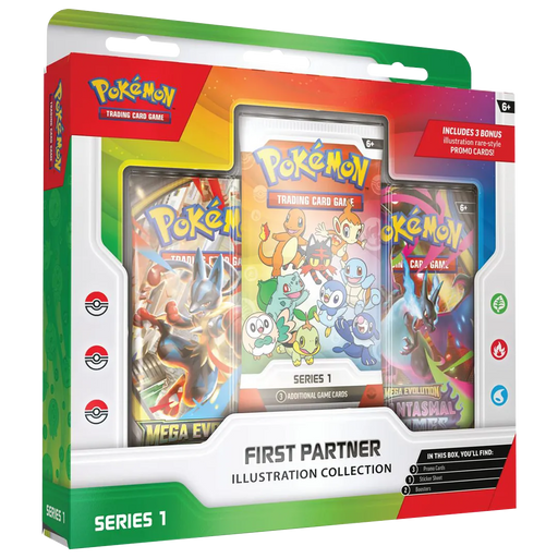 Pokémon: First Partner Illustration Collection [Series 1] - Iconic Evolution