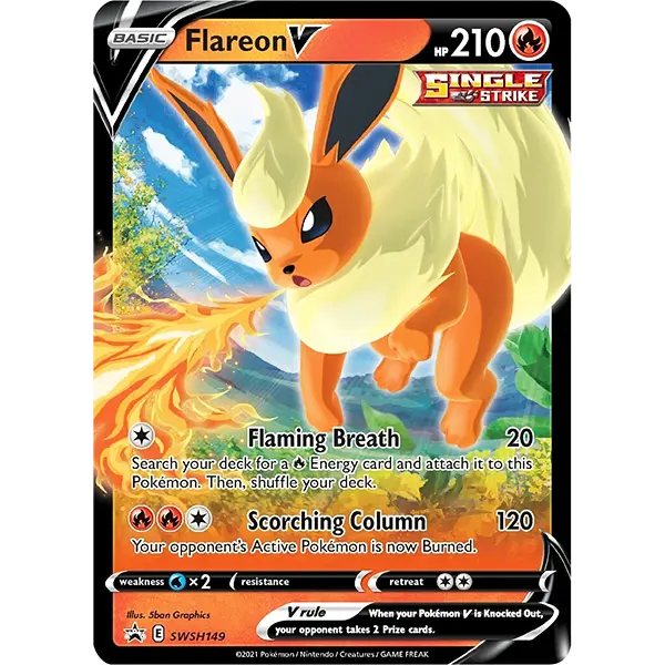 Eevee Evolutions Tin (Flareon V) - Iconic Evolution
