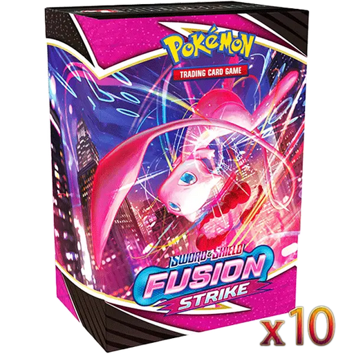 Sword & Shield: Fusion Strike - Build & Battle Box Display (10 Boxes) - Iconic Evolution