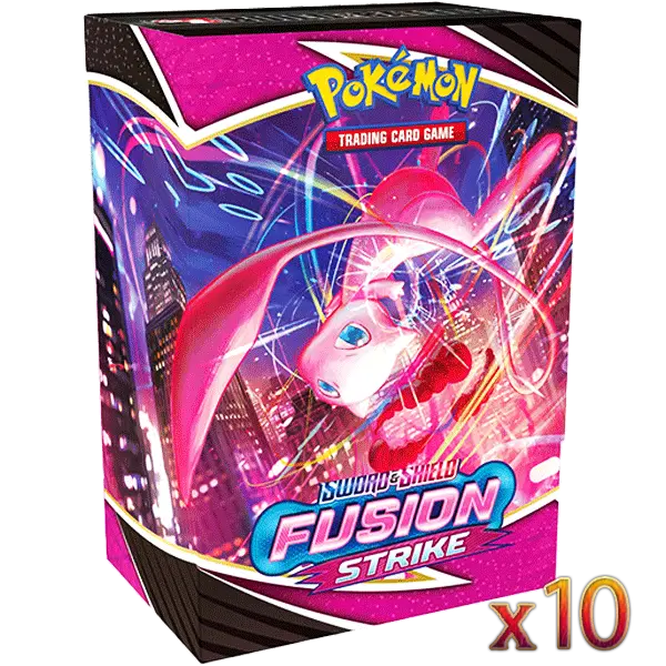 Sword & Shield: Fusion Strike - Build & Battle Box Display (10 Boxes) - Iconic Evolution