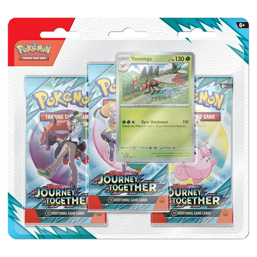 Scarlet & Violet: Journey Together - 3 Booster Blister [Yanmega] - Iconic Evolution