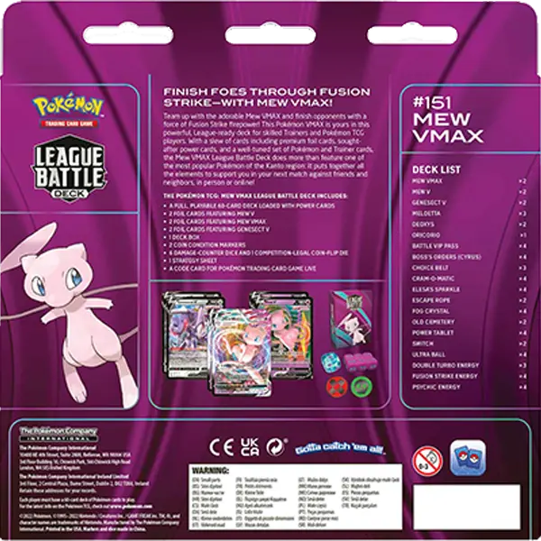 League Battle Deck (Mew VMAX) - Iconic Evolution
