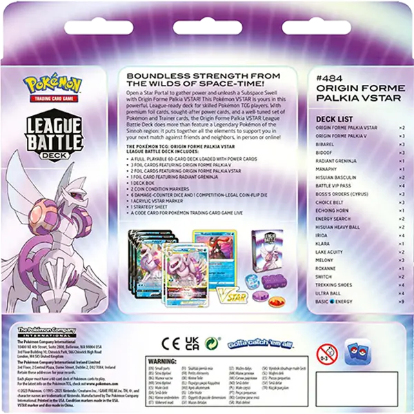 League Battle Deck (Origin Forme Palkia VSTAR) - Iconic Evolution