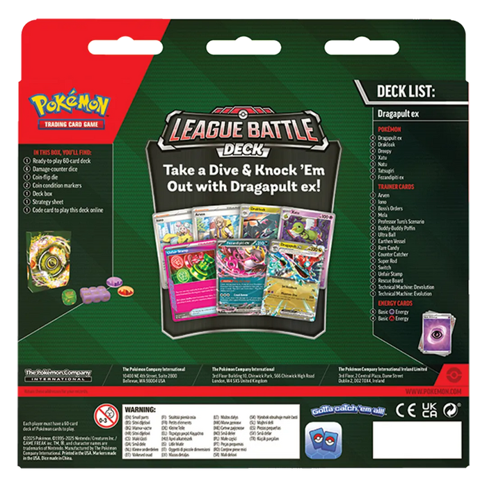 Dragapult ex League Battle Deck - Iconic Evolution