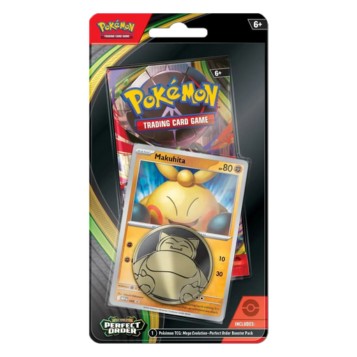 Mega Evolution: Perfect Order - Single Pack Blister [Makuhita] - Iconic Evolution