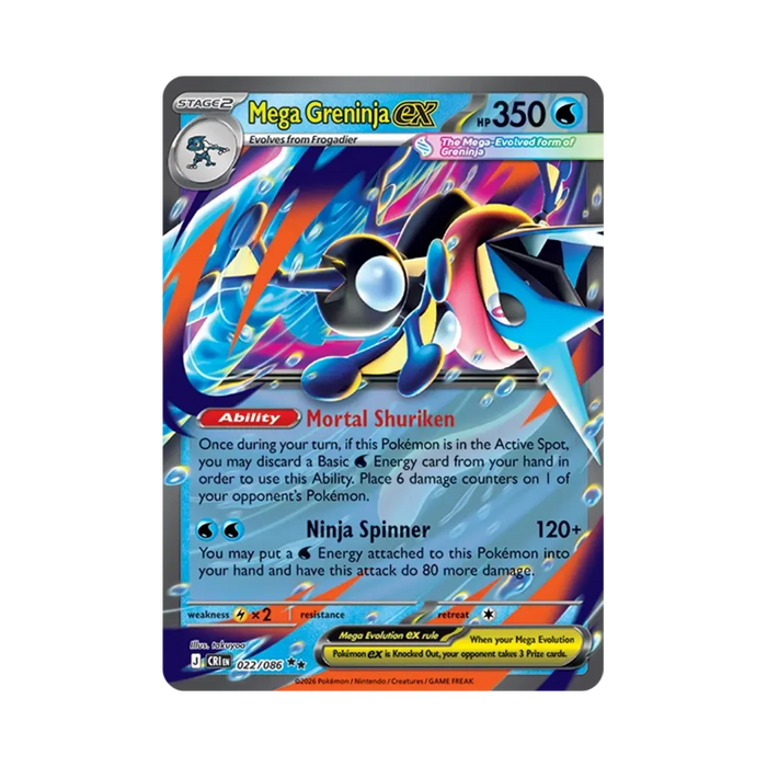 Pokemon - Mega Greninja ex Premium Collection - Iconic Evolution