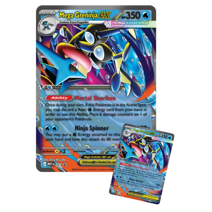 Pokemon - Mega Greninja ex Premium Collection - Iconic Evolution