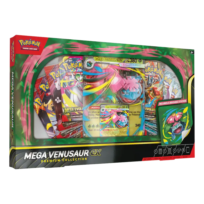 Pokemon: Mega Venusaur EX Premium Collection - Iconic Evolution