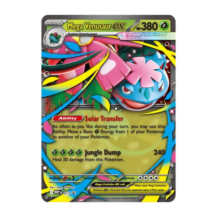 Pokemon: Mega Venusaur EX Premium Collection - Iconic Evolution