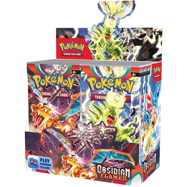 Scarlet and Violet: Obsidian Flames - Booster Box Display - Iconic Evolution