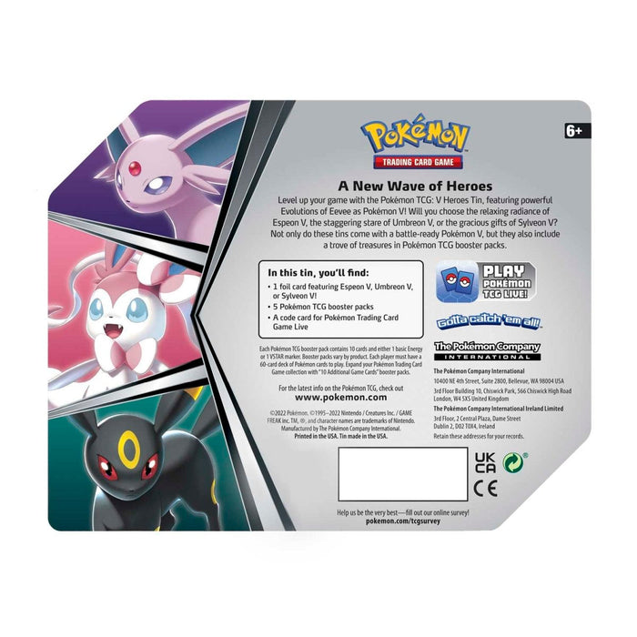 V Heroes Tin - Espeon V - Iconic Evolution