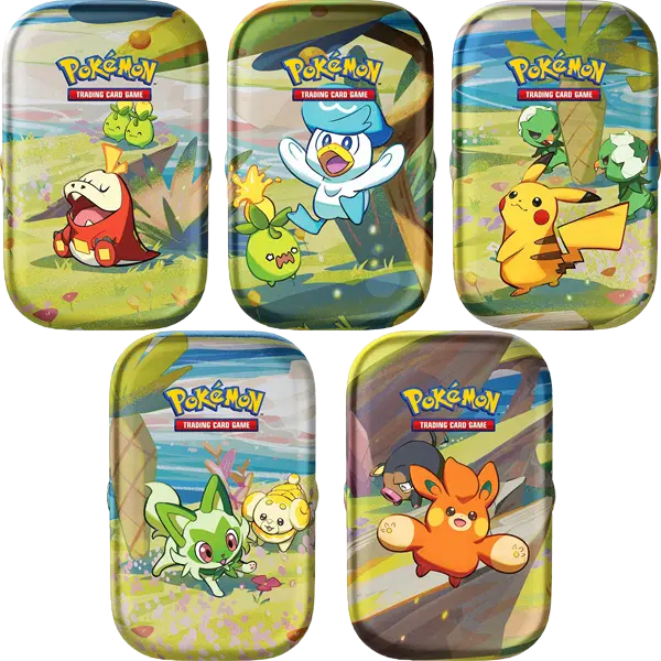 Paldea Friends - Mini Tins (Set of 5) - Iconic Evolution