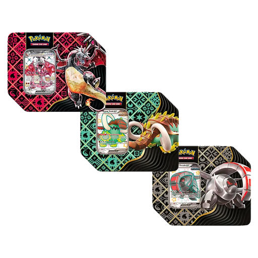 Scarlet & Violet: Paldean Fates - Tin [Set of 3] - Iconic Evolution