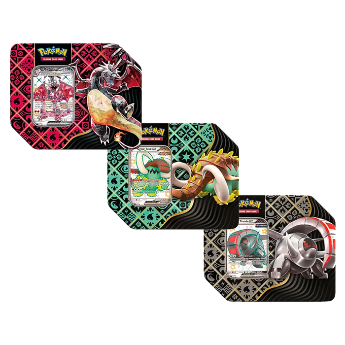 Scarlet & Violet: Paldean Fates - Tin [Set of 3] - Iconic Evolution