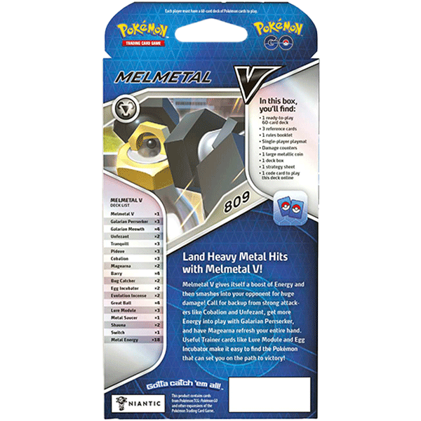 Pokemon GO - Battle Deck (Melmetal V) - Iconic Evolution