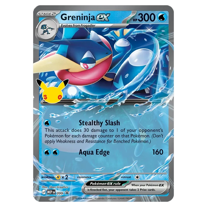 [PREORDER] 30th Celebration - Greninja & Sylveon ex Box [Set of 2] - Iconic Evolution