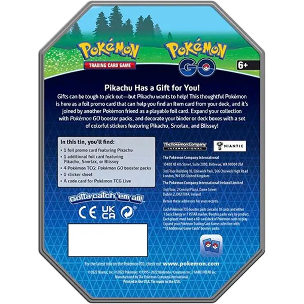 Pokemon GO - Gift Tin (Set of 3) - Iconic Evolution