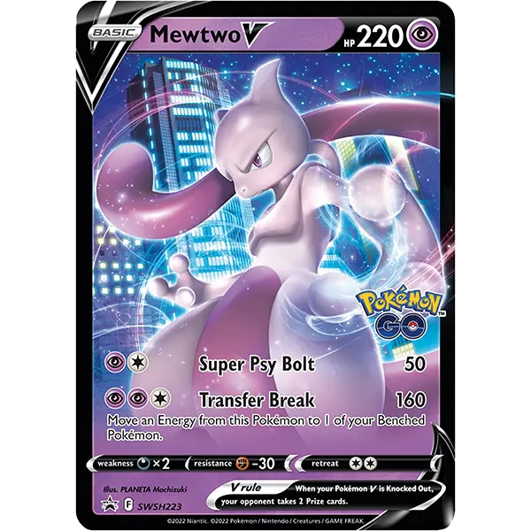 Pokemon GO - V Battle Deck (Mewtwo V) - Iconic Evolution