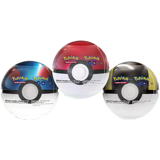 Pokemon GO - Pokeball Tin Display (6 Tins) - Iconic Evolution
