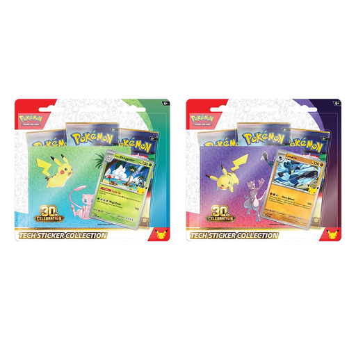 [PREORDER] 30th Celebration - Alolan Exeggutor & Lucario Tech Sticker Collection [Set of 2] - Iconic Evolution