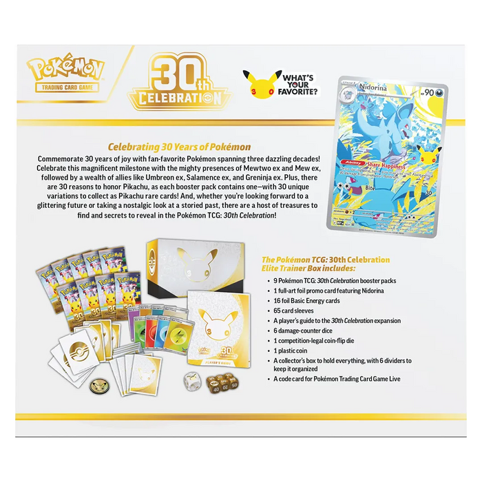 [PREORDER] 30th Celebration - Elite Trainer Box - Iconic Evolution