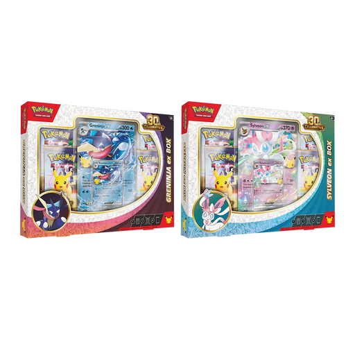 [PREORDER] 30th Celebration - Greninja & Sylveon ex Box [Set of 2] - Iconic Evolution