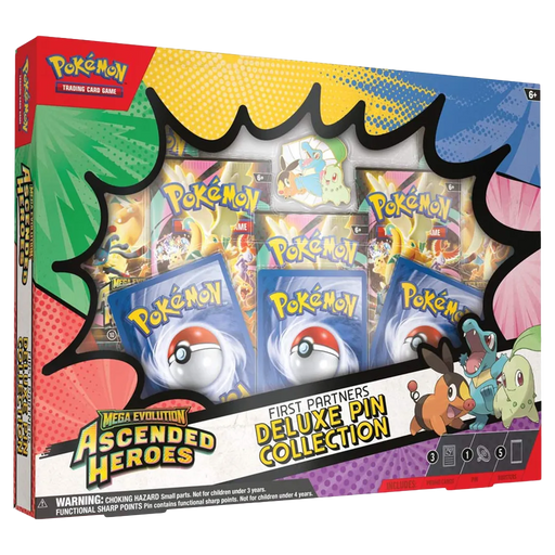 Pokémon - Mega Evolution: Ascended Heroes - First Partners Deluxe Pin Collection - Iconic Evolution