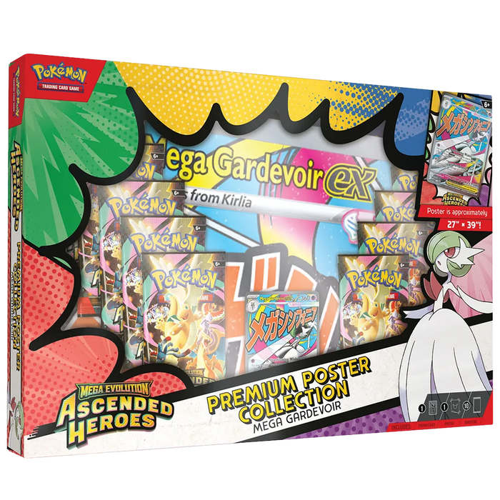 Mega Evolution: Ascended Heroes - Premium Poster Collection Mega Lucario & Mega Gardevoir [Set Of 2] - Iconic Evolution