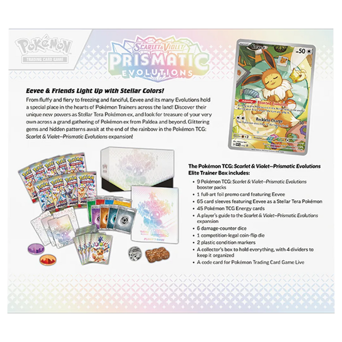 Scarlet & Violet: Prismatic Evolutions - Elite Trainer Box - Iconic Evolution