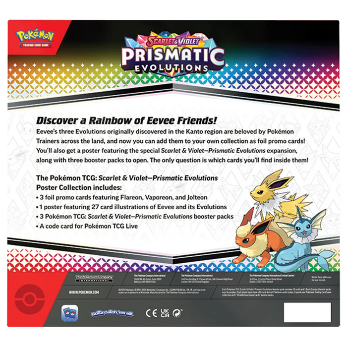 Scarlet & Violet: Prismatic Evolutions - Poster Collection - Iconic Evolution