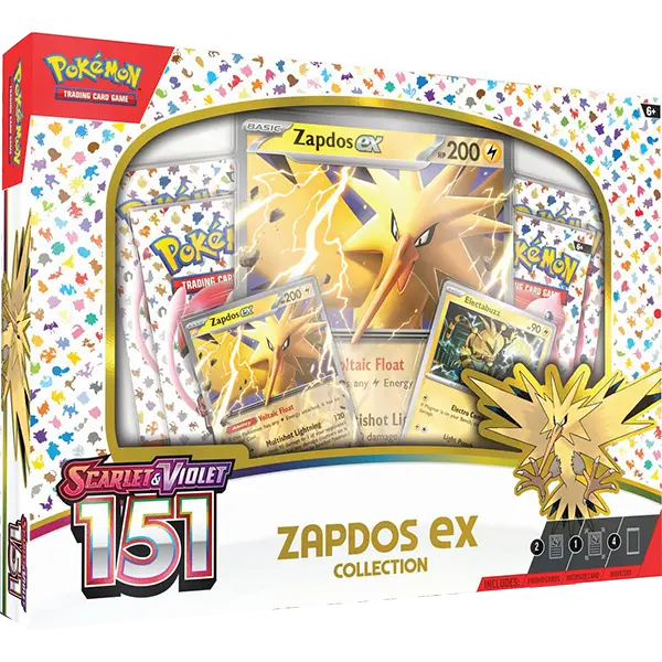 Scarlet and Violet 151 - Zapdos ex Collection - Iconic Evolution