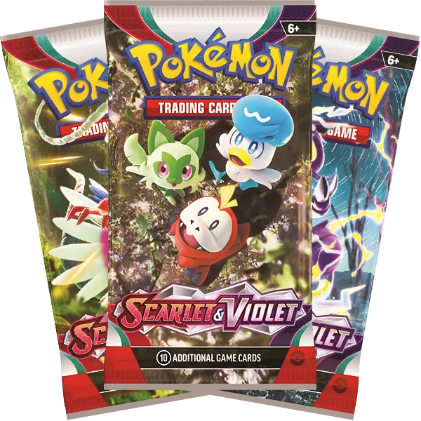 Scarlet & Violet - 3 Booster Pack Blister (Dondozo) - Iconic Evolution