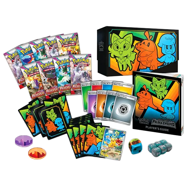 Scarlet and Violet: Paldea Evolved - Elite Trainer Box - Iconic Evolution