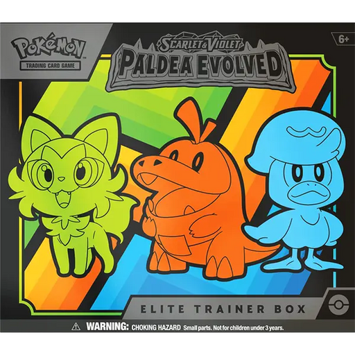Scarlet and Violet: Paldea Evolved - Elite Trainer Box - Iconic Evolution