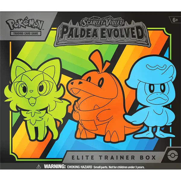 Scarlet and Violet: Paldea Evolved - Elite Trainer Box - Iconic Evolution