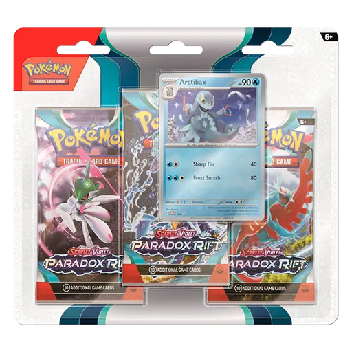 Scarlet & Violet: Paradox Rift - 3 Pack Blister [Arctibax] - Iconic Evolution