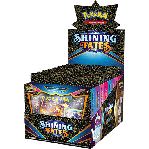 Shining Fates - Mad Party Pin Collection Display (8 Boxes) - Iconic Evolution