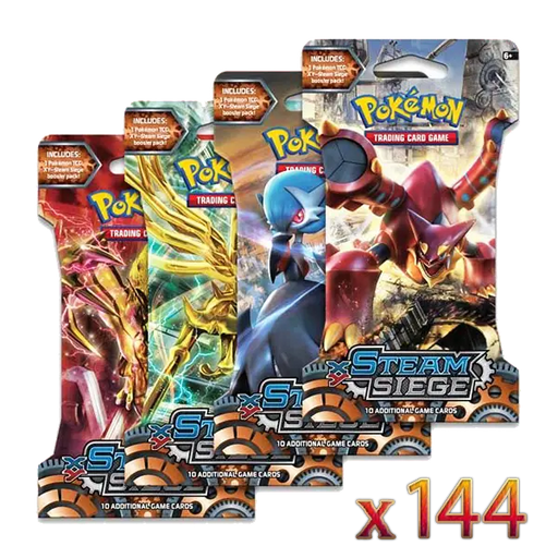 Steam Siege - Sleeved Booster Case (144 Boosters) - Iconic Evolution